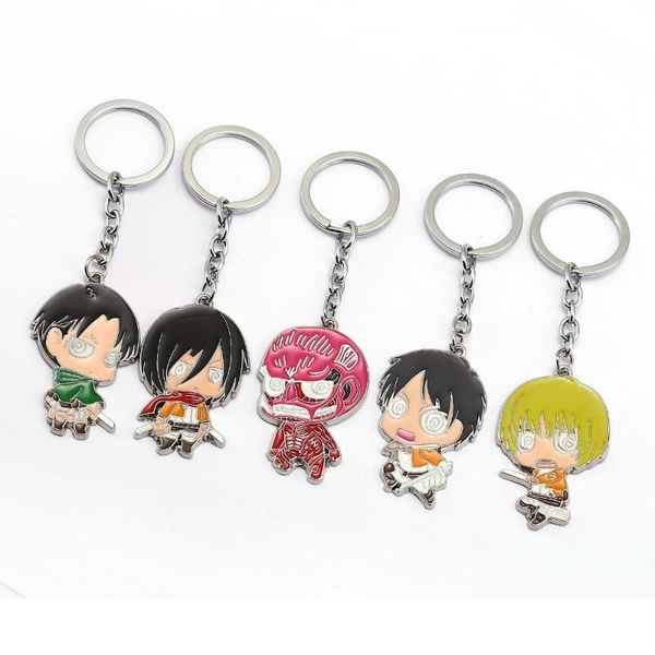 hsic anime attack on titan character keychains metal figures pendants key chain levi ackermann alan men cartoon jewelry 102197, Silver
hsic anime attack on titan character keychains metal figures pendants key chain levi ackermann alan men cartoon jewelry 102197, Silver