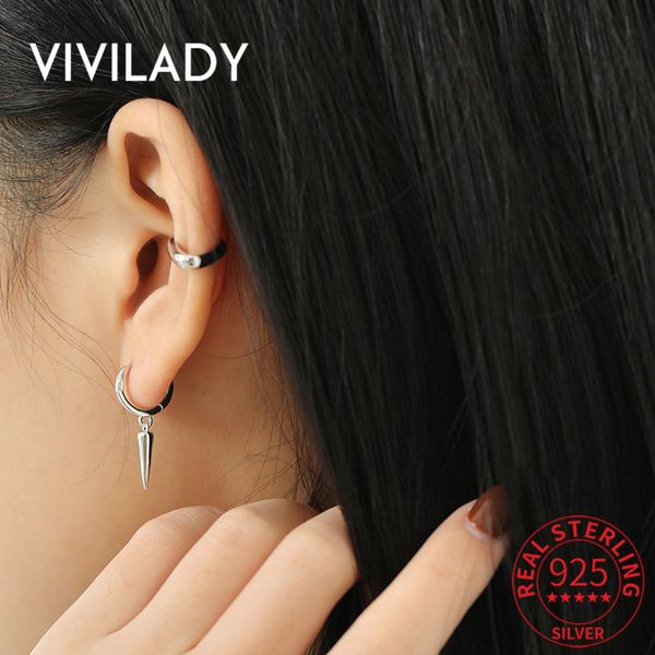 vivilady 100% 925 sterling silver ins punk mini spike pendant women hoop earrings chic minimalist style for female party jewelry, Golden;silver
vivilady 100% 925 sterling silver ins punk mini spike pendant women hoop earrings chic minimalist style for female party jewelry, Golden;silver