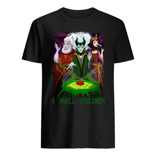 maleficent evil queen and ursula i smell children shirt new fashion tee shirt