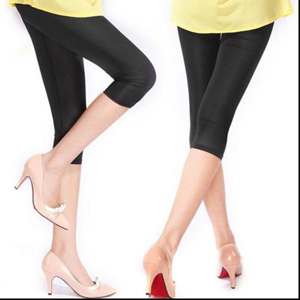 new women leggings fitness elastic slim mid calf pants summer stretch skinny leg pants jeggings fitness trousers, Black
new women leggings fitness elastic slim mid calf pants summer stretch skinny leg pants jeggings fitness trousers, Black