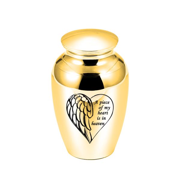 45x70mm aluminum alloy angel wings cremation urn ashes keepsake mini funeral urns with pretty package bag, Silver
45x70mm aluminum alloy angel wings cremation urn ashes keepsake mini funeral urns with pretty package bag, Silver