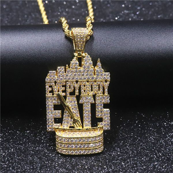 hip hop letter jewelry creative iced out cubic zircon evepybooy eats pendant necklace for rapper jewelry, Silver
hip hop letter jewelry creative iced out cubic zircon evepybooy eats pendant necklace for rapper jewelry, Silver