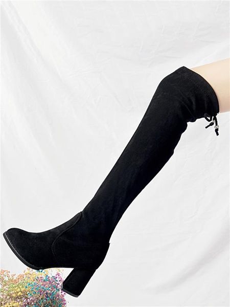 round toe women's rubber boots thigh high heels high fashion womens shoes 2020 booties ladies winter footwear, Black
round toe women's rubber boots thigh high heels high fashion womens shoes 2020 booties ladies winter footwear, Black