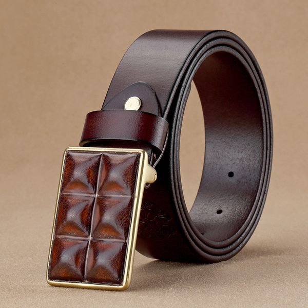 ta-weo) men retro pure copper smooth buckle all-match belts, casual fashion genuine leather belt, Black;brown
ta-weo) men retro pure copper smooth buckle all-match belts, casual fashion genuine leather belt, Black;brown