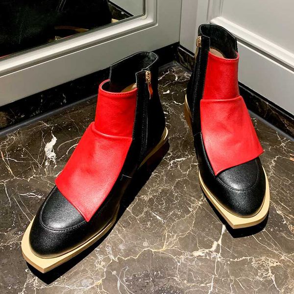 2020 autumn fashion women ankle boots microfiber leather winter short red color square toe low heels female ankle boots size 43, Black
2020 autumn fashion women ankle boots microfiber leather winter short red color square toe low heels female ankle boots size 43, Black