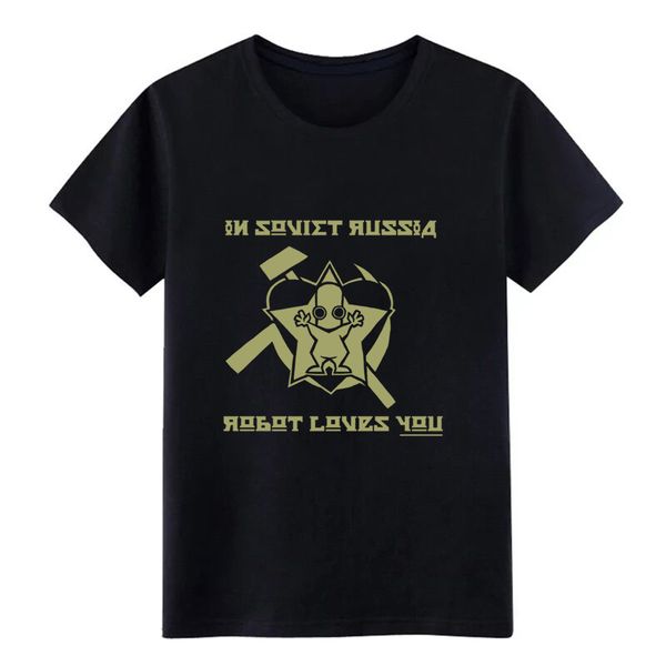 men's in soviet russia robot loves you t shirt customized tee shirt o neck unique fit new fashion spring autumn family shirt
men's in soviet russia robot loves you t shirt customized tee shirt o neck unique fit new fashion spring autumn family shirt