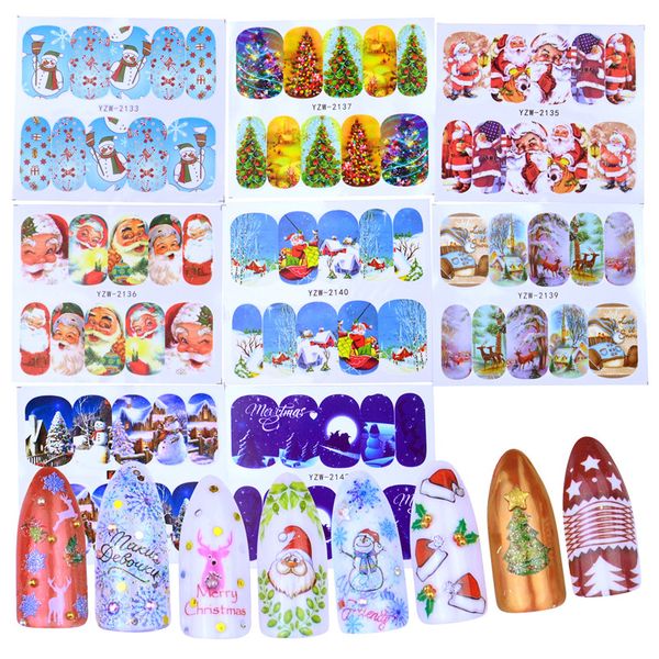 1pcs winter snowflake full wraps nail art water transfer stickers christmas style manicure decal diy decorations, Black
1pcs winter snowflake full wraps nail art water transfer stickers christmas style manicure decal diy decorations, Black