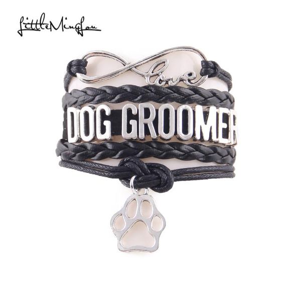 charm bracelets fashion infinity love dog groomer bracelet pet leather braid wrap women & bangles for men jewelry, Golden;silver
charm bracelets fashion infinity love dog groomer bracelet pet leather braid wrap women & bangles for men jewelry, Golden;silver