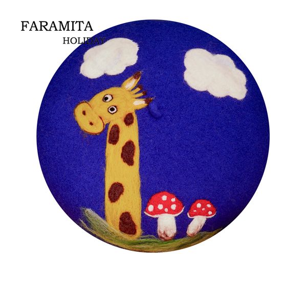 berets faramita holiday women girls kids parents-child handmade french beret manual painter hats 100% wool caps headwear giraffe, Blue;gray
berets faramita holiday women girls kids parents-child handmade french beret manual painter hats 100% wool caps headwear giraffe, Blue;gray