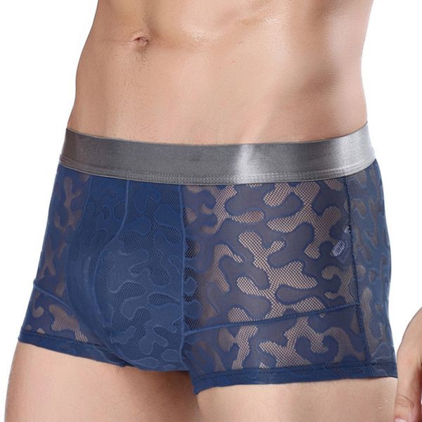 underpants mens boxers shorts underwear men perspective mesh breathable comfortable panties four corner boxershorts, Black;white
underpants mens boxers shorts underwear men perspective mesh breathable comfortable panties four corner boxershorts, Black;white
