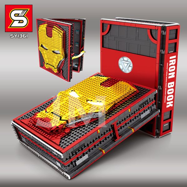 in stock sy1361 2000pcs super heroes iron memorial manual books sets building block toys edcation model christmas gifts
in stock sy1361 2000pcs super heroes iron memorial manual books sets building block toys edcation model christmas gifts