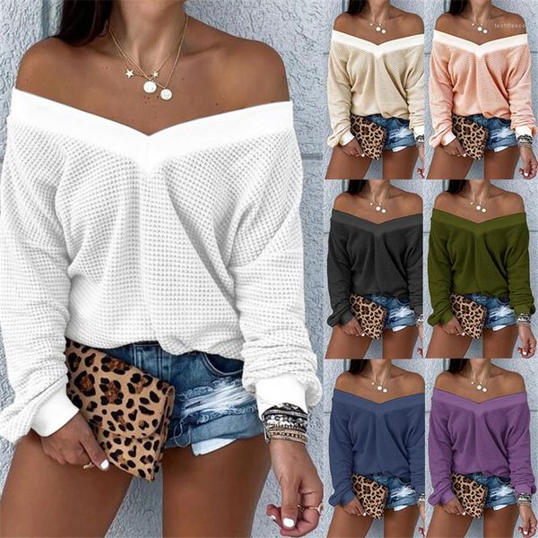 сыпучий длинный рукав мода пуловер solid color sexy femme тройники женщина тенниска осень зима v шеи, White
сыпучий длинный рукав мода пуловер solid color sexy femme тройники женщина тенниска осень зима v шеи, White
