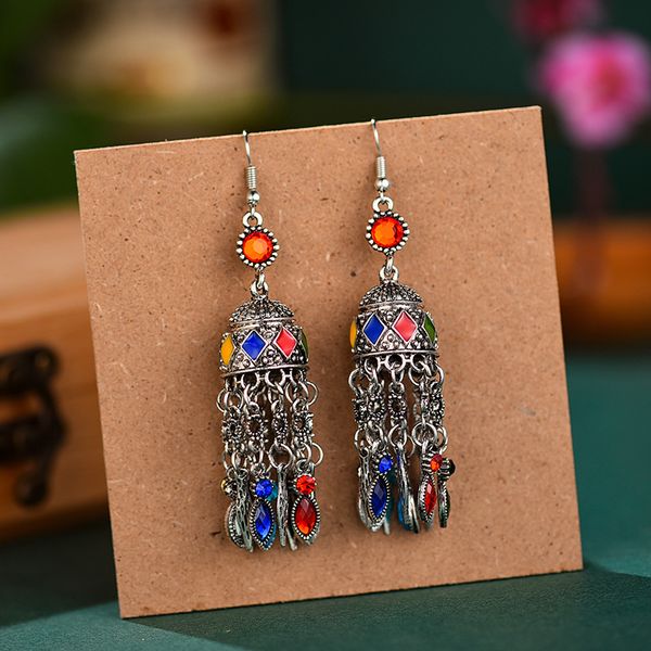 dangle & chandelier vintage ethnic gypsy ladies earrings boho jewelry retro flower baroque bell tassel hollow jhumka, Silver
dangle & chandelier vintage ethnic gypsy ladies earrings boho jewelry retro flower baroque bell tassel hollow jhumka, Silver