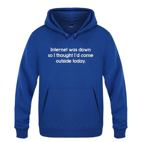 mens hoodies internet was down - slogan gift joke tee funny hoodie men fleece long sleeve man's sweatshirt pullover tracksuit, Black
mens hoodies internet was down - slogan gift joke tee funny hoodie men fleece long sleeve man's sweatshirt pullover tracksuit, Black