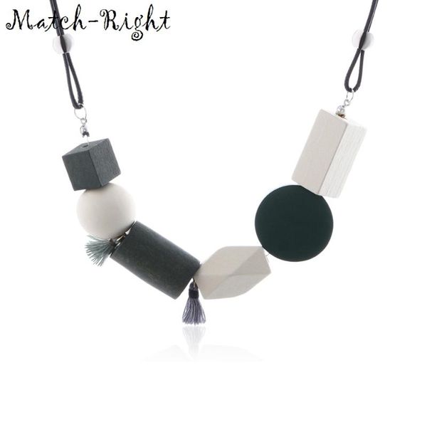 chokers match-right women necklace statement necklaces & pendants geometric wood beads for jewelry mx018, Golden;silver
chokers match-right women necklace statement necklaces & pendants geometric wood beads for jewelry mx018, Golden;silver