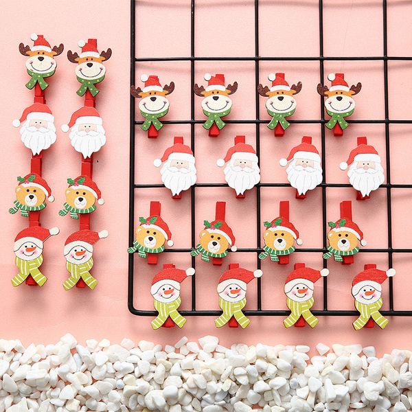 6pcs christmas wooden clips new year party decoration p wall clip diy santa claus christmas ornaments decorations for home kids gift
6pcs christmas wooden clips new year party decoration p wall clip diy santa claus christmas ornaments decorations for home kids gift