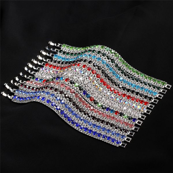 luxury cubic zirconia tennis bracelets iced out chain crystal wedding bracelet for women men color rhinestone bracelet jewelry, Golden;silver
luxury cubic zirconia tennis bracelets iced out chain crystal wedding bracelet for women men color rhinestone bracelet jewelry, Golden;silver