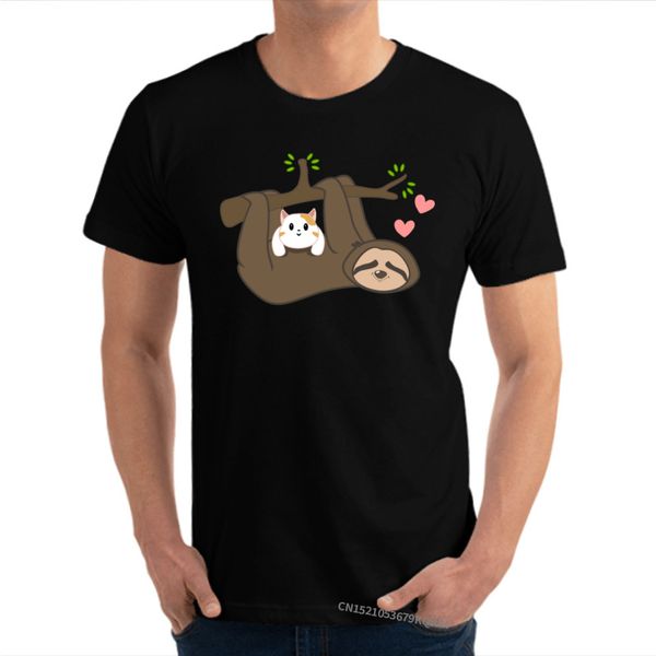 sloth love cat design short sleeve shirt crew neck cotton fabric men's t-shirt design t-shirt 2020 sale
sloth love cat design short sleeve shirt crew neck cotton fabric men's t-shirt design t-shirt 2020 sale