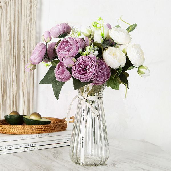 home decoration artificial flowers pink peony 5 big head and 4 bud fake pink flowers decoration artificial flower high quality
home decoration artificial flowers pink peony 5 big head and 4 bud fake pink flowers decoration artificial flower high quality