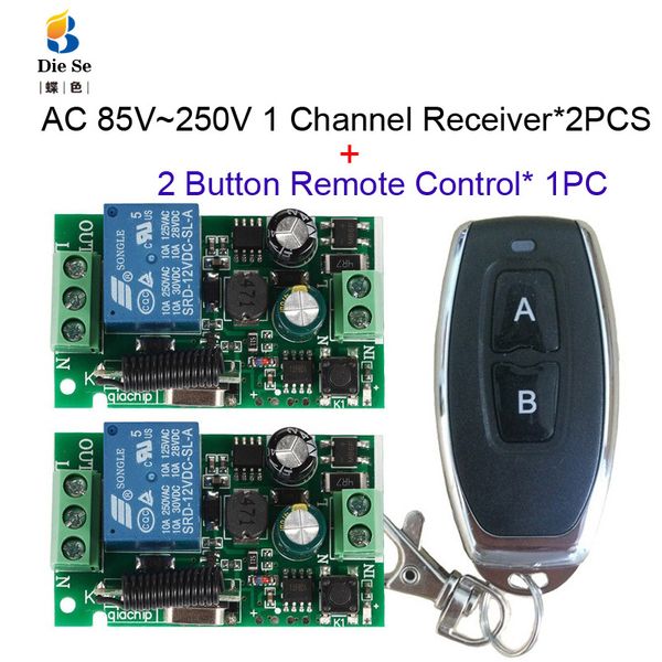 remote controlers 433mhz universal wireless control switch ac 110v 220v 1ch relay receiver module rf light gate garage
remote controlers 433mhz universal wireless control switch ac 110v 220v 1ch relay receiver module rf light gate garage