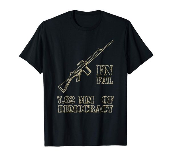 fn fal fan t shirt 7.62 mm of democracy new brand interesting men classical solid color leisure hiphop shirt t-shirts tee
fn fal fan t shirt 7.62 mm of democracy new brand interesting men classical solid color leisure hiphop shirt t-shirts tee