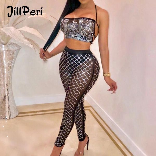 jillperi женщины разрез шеи холтер ремень backless crop top и long поножи 2 piece set sexy кристалл без бретелек и брюки club set, White
jillperi женщины разрез шеи холтер ремень backless crop top и long поножи 2 piece set sexy кристалл без бретелек и брюки club set, White