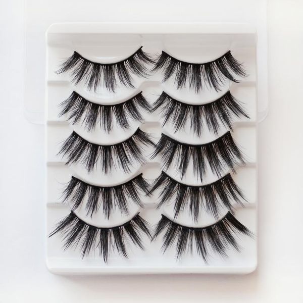 false eyelashes 5 pairs 3d thick curled extension fashion women eyes makeup nature eye tools faux lashes
false eyelashes 5 pairs 3d thick curled extension fashion women eyes makeup nature eye tools faux lashes