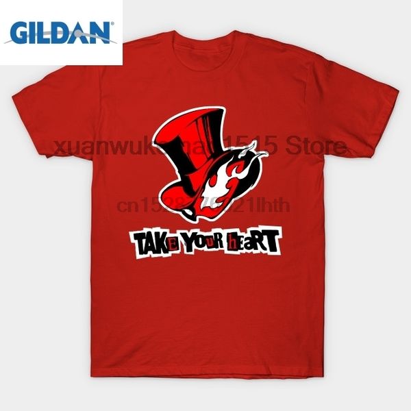 100% cotton o-neck printed t-shirt persona 5 - take your heart t-shirt 
100% cotton o-neck printed t-shirt persona 5 - take your heart t-shirt
