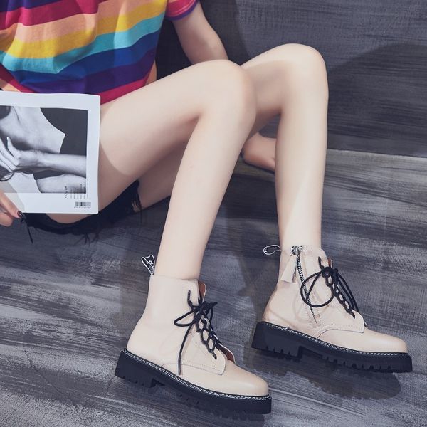 women's ankle boots genuine cow leather short boots female 2020 new autumn winter fleece liner warm motorcycle for women, Black
women's ankle boots genuine cow leather short boots female 2020 new autumn winter fleece liner warm motorcycle for women, Black