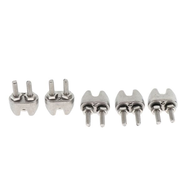 5pcs/lot 304 stainless steel saddle clamps cable wire rope clip fasteners m3/m4/m5/m6 2mm/3mm/4mm/5mm/6mm/8mm
5pcs/lot 304 stainless steel saddle clamps cable wire rope clip fasteners m3/m4/m5/m6 2mm/3mm/4mm/5mm/6mm/8mm