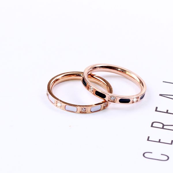 wedding rings yun ruo 2021 arrival fashion shell crystal rose gold color titanium steel jewelry woman birthday gift not fade, Slivery;golden
wedding rings yun ruo 2021 arrival fashion shell crystal rose gold color titanium steel jewelry woman birthday gift not fade, Slivery;golden