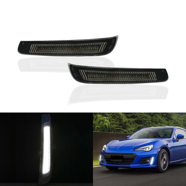 fits for brz 2020 2020 smoked ultra white front bumper drl led daytime running lights
fits for brz 2020 2020 smoked ultra white front bumper drl led daytime running lights
