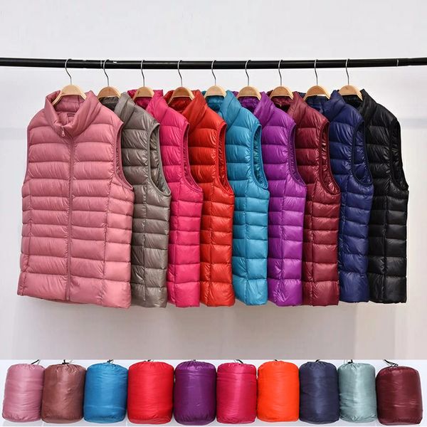 women's down & parkas 90% ultra light white duck women vest thin coat sleeveless jacket windproof warm waistcoat, Black
women's down & parkas 90% ultra light white duck women vest thin coat sleeveless jacket windproof warm waistcoat, Black