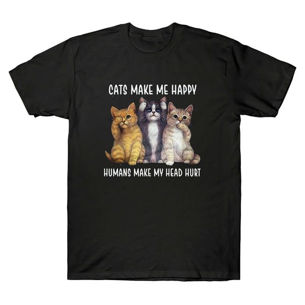 кошки make me happy humans make my head hurt смешной men t-shirt black версия для печати 2019 мода o шеи top хлопчатобумажных повседневный o
кошки make me happy humans make my head hurt смешной men t-shirt black версия для печати 2019 мода o шеи top хлопчатобумажных повседневный o