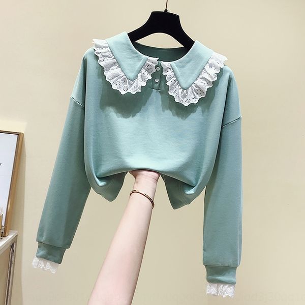 мода hous2020 осень с длинными рукавами top sweaterdoll sweatersweater женщин сладкого кукла воротник похудение и возраст-восстановительным, Black
мода hous2020 осень с длинными рукавами top sweaterdoll sweatersweater женщин сладкого кукла воротник похудение и возраст-восстановительным, Black