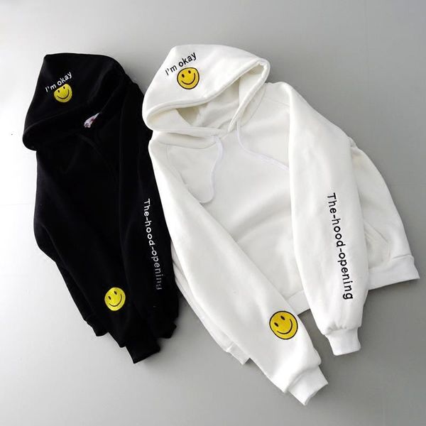 women's smile face letters long sleeve hoodie embroidery women long sleeved pullovers drop shipping good quality, Black
women's smile face letters long sleeve hoodie embroidery women long sleeved pullovers drop shipping good quality, Black