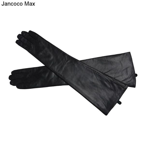 five fingers gloves jancoco max 2021 women' long genuine sheepskin leather evening party mittens s2064, Blue;gray
five fingers gloves jancoco max 2021 women' long genuine sheepskin leather evening party mittens s2064, Blue;gray