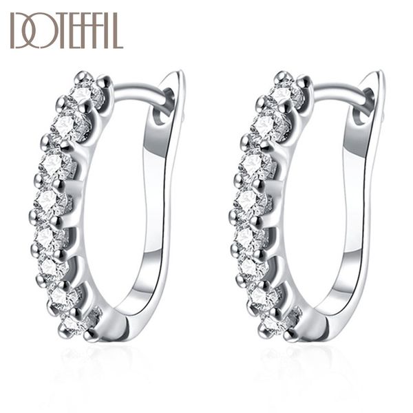 doteffil 925 sterling silver/gold zircon hoop earrings fashion for woman wedding engagement party gift jewelry, Golden;silver
doteffil 925 sterling silver/gold zircon hoop earrings fashion for woman wedding engagement party gift jewelry, Golden;silver