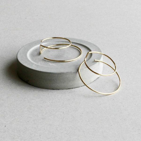 hoop & huggie big circle earrings handmade minimalist jewelry 925 silver gold filled brincos orecchini oorbellen pendientes for women, Golden;silver
hoop & huggie big circle earrings handmade minimalist jewelry 925 silver gold filled brincos orecchini oorbellen pendientes for women, Golden;silver