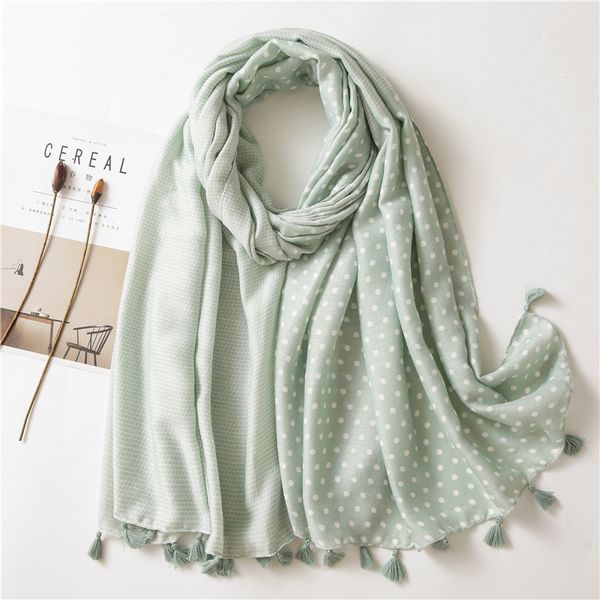 dot plaid patchwork lady shawl scarf women hijab scarf soft foulard bandana warm antumn neck wraps, Blue;gray
dot plaid patchwork lady shawl scarf women hijab scarf soft foulard bandana warm antumn neck wraps, Blue;gray