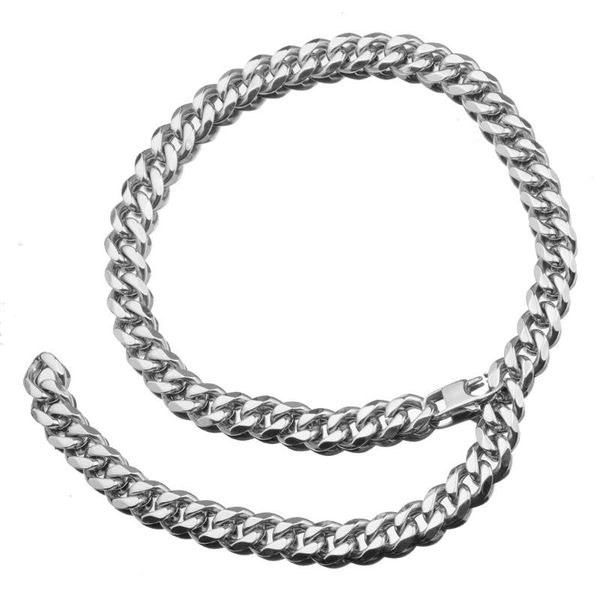 12mm handmade jewelry adjustable choker tail hip hop rapper stainless steel silver color chain cuban chain necklace or bracelet
12mm handmade jewelry adjustable choker tail hip hop rapper stainless steel silver color chain cuban chain necklace or bracelet