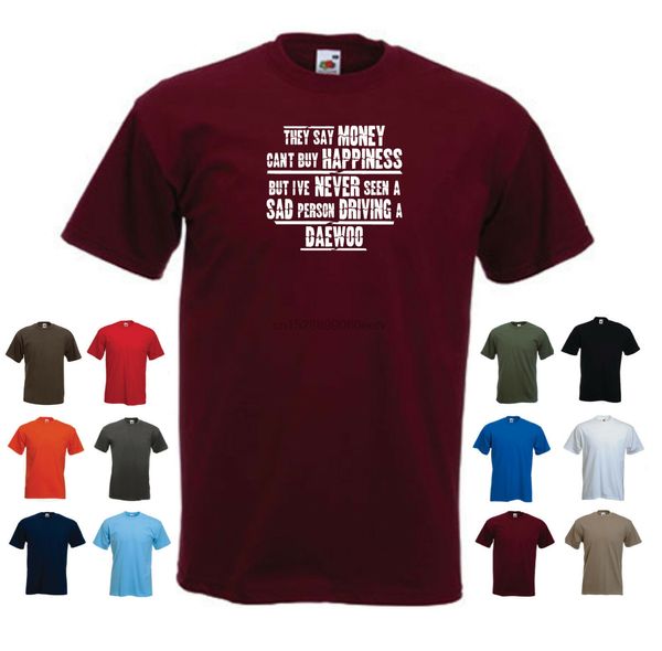 daewoo - mens funny car gift t-shirt - they say money cant buy happiness
daewoo - mens funny car gift t-shirt - they say money cant buy happiness
