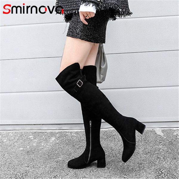 smirnova new arrive 2020 classic over the knee boots black square toe cow suede leather woman boots thigh high zipper
smirnova new arrive 2020 classic over the knee boots black square toe cow suede leather woman boots thigh high zipper