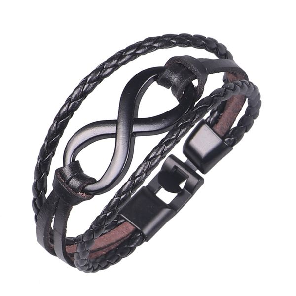 charm bracelets mens womens punk multi-layer leather braided infinity love bangle gift for her him, Golden;silver
charm bracelets mens womens punk multi-layer leather braided infinity love bangle gift for her him, Golden;silver