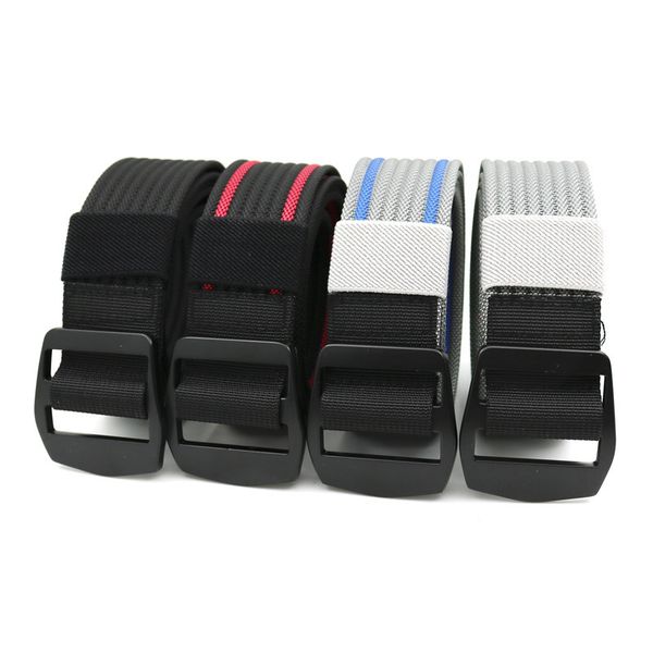 canvas belt men's pin buckle woven elastic elastic belt youth pants with personality black buckle breathable, Black;brown 
canvas belt men's pin buckle woven elastic elastic belt youth pants with personality black buckle breathable, Black;brown