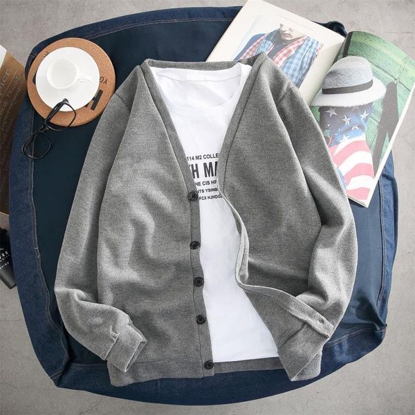 cardigan knitted sweater men's plus-sized youth solid color loose casual jacket fashion retro autumn kg-42, White;black
cardigan knitted sweater men's plus-sized youth solid color loose casual jacket fashion retro autumn kg-42, White;black