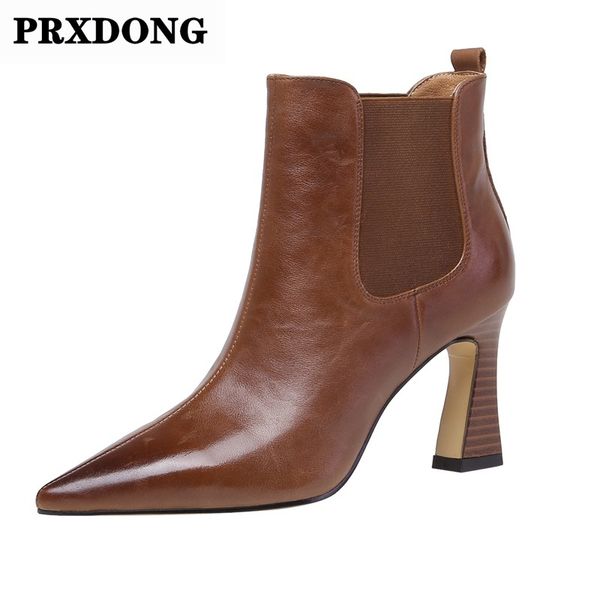 women ankle boots fashion autumn winter genuine cow leather shoes woman high heels black brown dress office working short boots
women ankle boots fashion autumn winter genuine cow leather shoes woman high heels black brown dress office working short boots