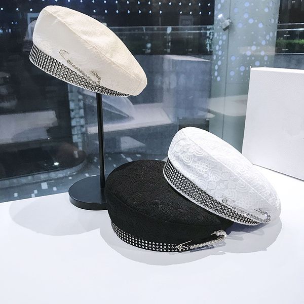 202007-fanji street rhinestone pin shining lady beret hat women leisure painter hat, Blue;gray
202007-fanji street rhinestone pin shining lady beret hat women leisure painter hat, Blue;gray