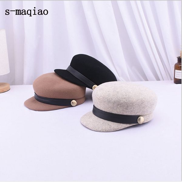 2020new fashion wool felt cap for women warm wool winter hat visor beret newsboy cap beige black casual ladies flat, Blue;gray
2020new fashion wool felt cap for women warm wool winter hat visor beret newsboy cap beige black casual ladies flat, Blue;gray