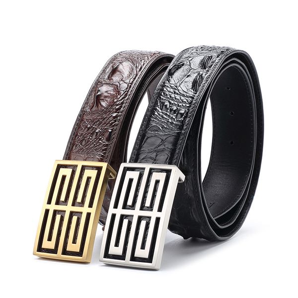 luxurious2020 fashion 3.8 bone genuine buckle pd150 men's thailand crocodile leather belt, Black;brown
luxurious2020 fashion 3.8 bone genuine buckle pd150 men's thailand crocodile leather belt, Black;brown